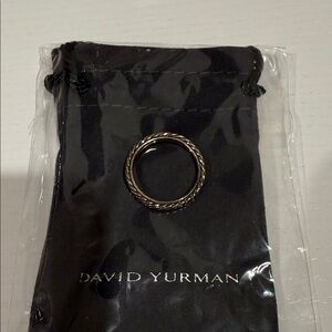 David Yurman Silver Twisted Band